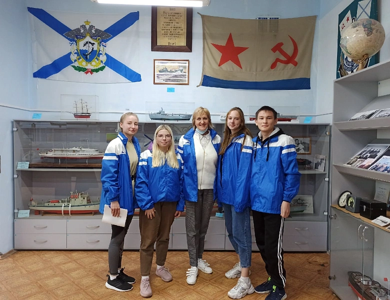 Студенты посетили Музей речного флота